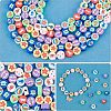 SUPERFINDINGS 5 Strands Handmade Polymer Clay Beads CLAY-FH0001-06-3