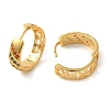 304 Stainless Steel Pave Cubic Zirconia Hoop Earrings for Women EJEW-U019-02G-02-2