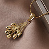 316 Surgical Stainless Steel Enamel White and Black Balloon Pendant Necklaces for Women GY8430-3