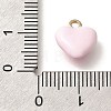 Brass Enamel Charms KK-R212-19G-02-3