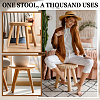 Wood Biscuit Stool AJEW-WH0596-917A-5