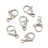 Non-Tarnish 316 Surgical Stainless Steel Lobster Claw Clasps X-STAS-316-FL15A-1