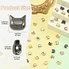 60Pcs 6 Colors Electroplate Glass Beads Strands EGLA-YW0005-70-3