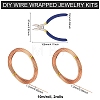 DIY Wire Wrapped Jewelry Kits DIY-BC0011-81B-03-2
