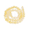 Transparent Crackle Glass Beads Strands GLAA-Q108-03A-02-2
