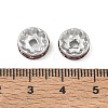 304 Stainless Steel Rhinestone Spacer Beads RB-CBA18B7-01P-05-3
