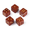 Natural Red Jasper Carved Cube Dice T144-07B-1