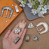 4 Sets Belt Alloy Buckle Sets FIND-CA0008-50B-3