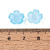 Transparent Plastic Bead Caps KY-Q005-02A-04-4