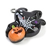 Halloween Theme Resin Pendants RESI-M046-01K-01-2