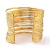 Wide Wire Upper Arm Cuff Band AJEW-G033-04G-2