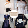 PU Leather Wide Elastic Corset Belts AJEW-WH0248-16B-5