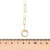 Brass Paperclip Chain Y Lariat Necklaces NJEW-H087-06A-G-5