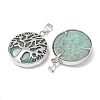 Natural Amazonite Pendants GG-CBA0251-10E-P-2