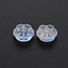 Two Tone Transparent Baking Painted Glass Beads GLAA-S190-021-B03-3