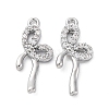 Brass Rhinestone Pendants KK-E793-16P-1