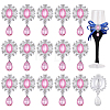 16Pcs Alloy Rhinestone Cabochons ALRI-FG0001-05D-1
