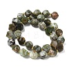 Natural Green Opal Beads Strands G-U023-A14-01-3