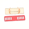 Zinc Alloy Blank Tape Clip PALLOY-WH0079-77LG-RS-2