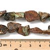 Raw Rough Natural Green Opal Beads Strands G-M453-D13-5