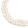 Natural Cultured Freshwater Pearl Beads Strands PEAR-P064-20K-06A-4