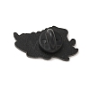 Black Alloy Brooches JEWB-R272-01D-3