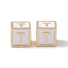 Rack Plating Brass Enamel Beads KK-B060-04G-04T-2