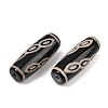 Tibetan Style dZi Beads TDZI-E004-65-03-3