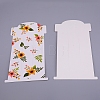Hair Clip Display Cards LS-DIY-WH0167-86J-1