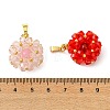 Glass Pendants PALLOY-MZ01346-3