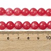 Natural White Jade Imitation Rhodonite Beads Strands G-I299-F15-8mm-3
