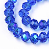 Electroplate Glass Beads Strands LS-EGLA-A034-T2mm-L26-2