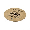 Thank You Theme Kraft Paper Jewelry Display Paper Price Tags CDIS-K004-01A-4