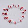 Synthetic Coral Beads Strands CORA-D032-03A-05-2