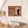 MDF Wood Photo Frames DIY-WH0231-059-7