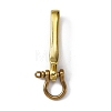 U-Shaped Brass Key Hook Shanckle Clasps KK-WH0047-76B-G-1