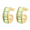 304 Stainless Steel Rhinestone Cuff Earrings for Women EJEW-A161-06G-02-2