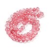 Transparent Crackle Glass Beads Strands CCG-L050-01A-01-3