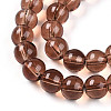 Baking Paint Transparent Glass Beads X1-DGLA-N006-8mm-11-3