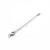 Tarnish Resistant 304 Stainless Steel Chain Extender X-STAS-N088-39P-2