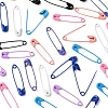 200Pcs 8 Colors Iron Safety Pins FIND-FS0002-78-3