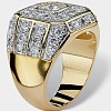 Alloy with Crystal Rhinestone Finger Rings for Men FS-WGD5024-04-2