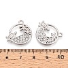 Alloy and Rhinestone Pendants PALLOY-T092-18C-P-3