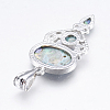 Abalone Shell/Paua Shell Pendants X-SSHEL-P014-18-2
