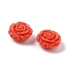 Synthetic Coral Carved Beads CORA-U003-01B-04-2