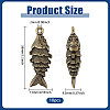 10Pcs Tibetan Styles Alloy Pendants FIND-BC0019-82B-2