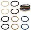 10Pcs 5 Colors Polyester Hair Accessories OHAR-TAD0001-04-1