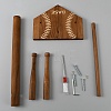 Baseball Wooden T Bar Champion Ring Display Stands ODIS-WH0086-231-2