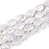 Natural Baroque Keshi Pearl Beads Strands PEAR-S020-D05-01-2