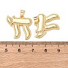 Brass Pendants KK-K408-67G-01-3